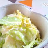 キャベツのクリームチーズ和え