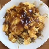 春キャベツと卵のあんかけ