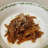 大根のピリ辛炒め