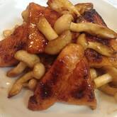 サーモンとエリンギのバターしょうゆ