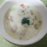 アサリたっぷりクラムチャウダー