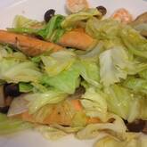 鮭のバター蒸し煮