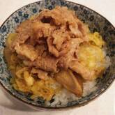 豚肉のみそ照り焼き丼