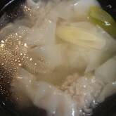 鶏のワンタンスープ