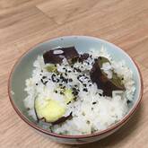 ほっくり甘い！サツマイモの炊き込みご飯
