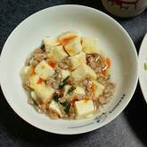 ニラたっぷり塩麻婆豆腐