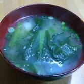 時短！相性バツグン 小松菜の味噌汁 野菜嫌いも食べやすい