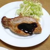 ポークソテーみそソース