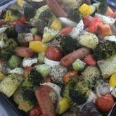 エビとアボカドのぎゅうぎゅう焼き