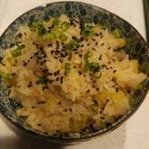 サツマイモとジャコの炊き込みご飯