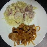 豚肉のショウガ焼き