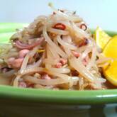 モヤシの塩辛炒め