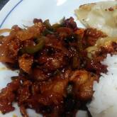 豚肉のケチャップ炒め