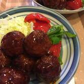 甘酢あんの肉団子