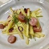 ジャガイモとソーセージのきんぴら