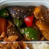 ナスとピーマンのみそ炒め