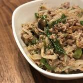 モヤシの肉みそ炒め