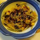 モヤシとニラの炒め浸し