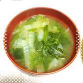 ホウレン草のみそ汁