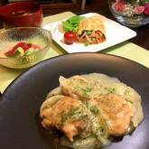 鶏肉のレモンソース