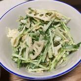 レンコンのゴママヨサラダ