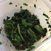 ホウレン草の梅ナムル