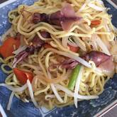 ホタルイカの塩焼きそば