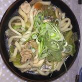 ポークネギうどん