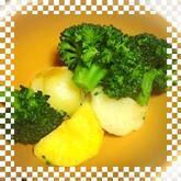 ジャガイモの塩バターのせ