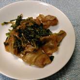 ご飯がもりもりすすむ！豆苗と豚肉のオイスターソース炒め