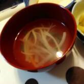 せん切り大根の中華スープ