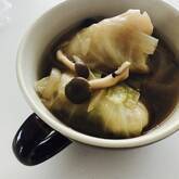 あっさりお出汁の和風ロールキャベツ