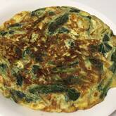 ホウレン草入りスペインオムレツ