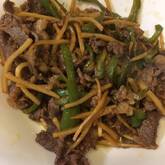 牛肉の甘辛炒め