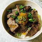 オニオンステーキ丼