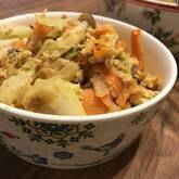 ツナ缶の卵炒め