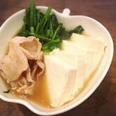 豚肉とホウレン草のサッと煮