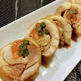 鶏肉のロール煮