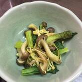 キノコのカレー炒め