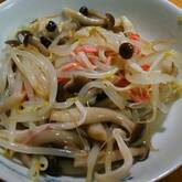 モヤシとシメジの中華風