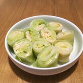 キャベツの梅マヨロール