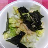 レタスの磯サラダ