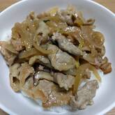 豚肉と大葉のみそ炒め丼