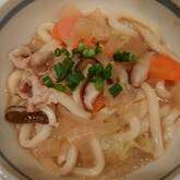 体の芯から温まる！みそ煮込みうどん