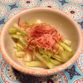 セロリの即席漬け
