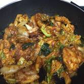 鶏肉のショウガ焼き