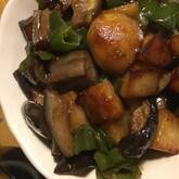 ナスと豚肉の炒め物