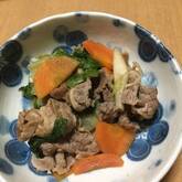 牛肉とレタスのオイスター炒め