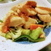 鶏むね肉のみそ炒め