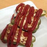 ピーマンの肉詰め